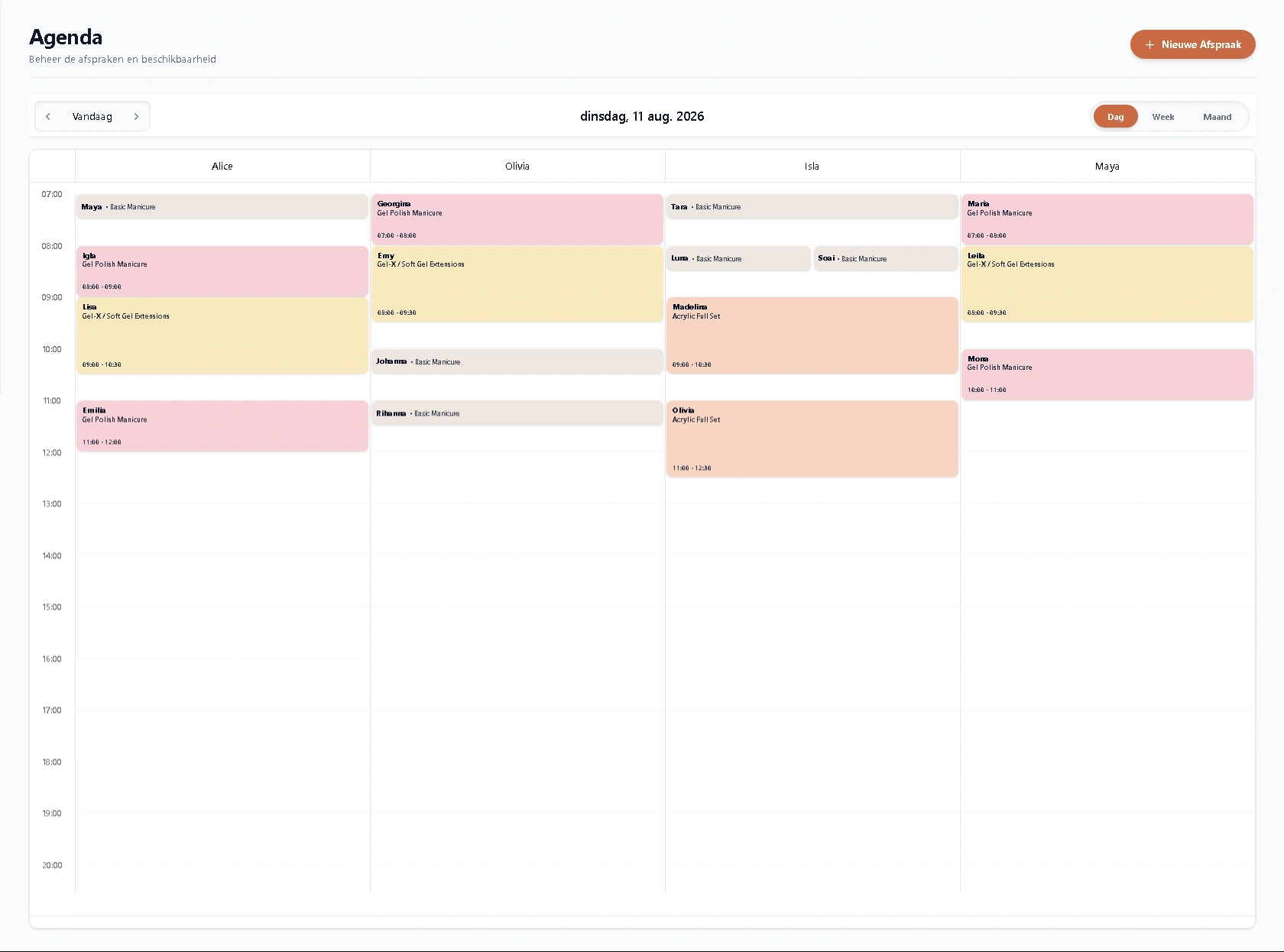 Slimme weekagenda
